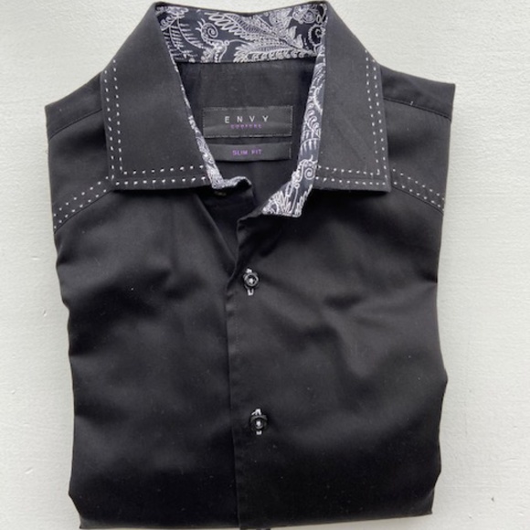 Mens ENVY Dress Shirt - Picture 1 of 8